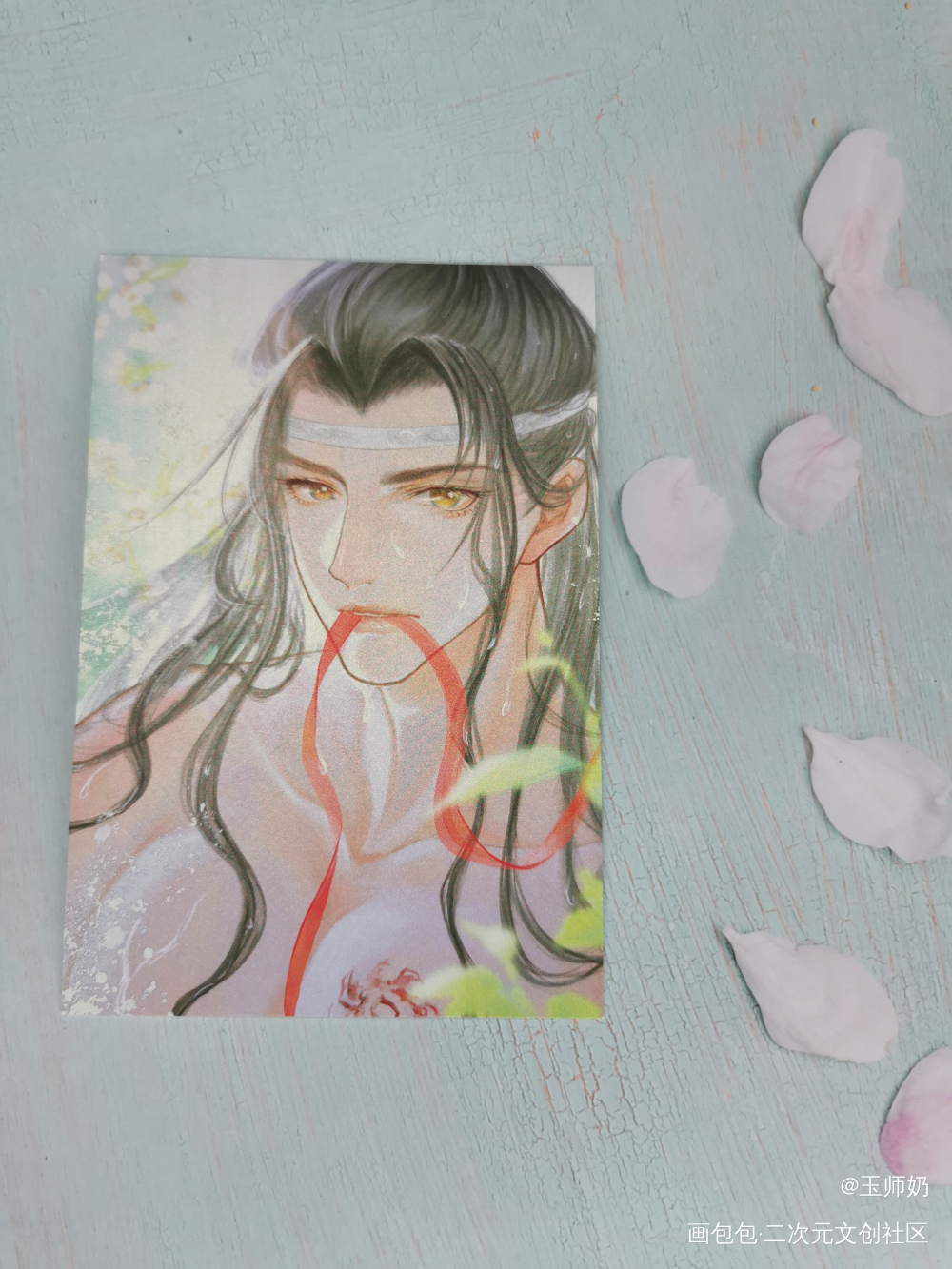 _魔道祖师授权返图蓝忘机·魔道祖师蓝忘机古风绘画作品