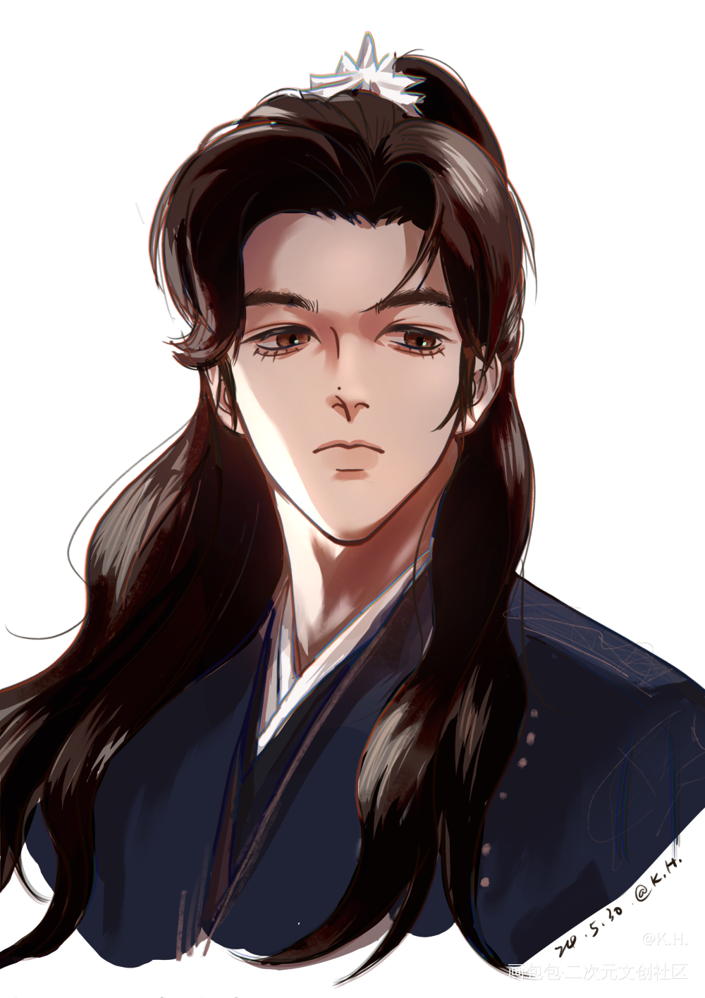 小范大人_庆余年范闲摸鱼绘画绘画作品