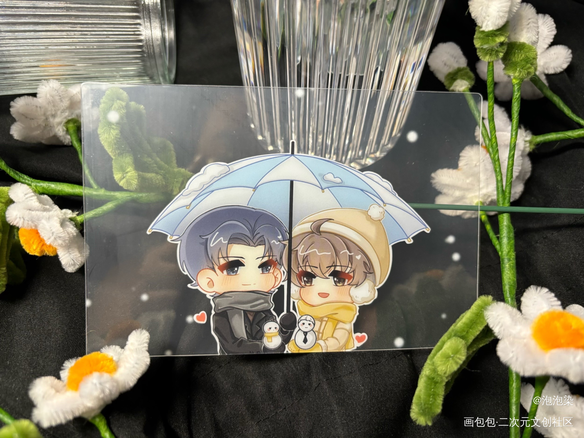 下雪了_188男团群秀绘画作品