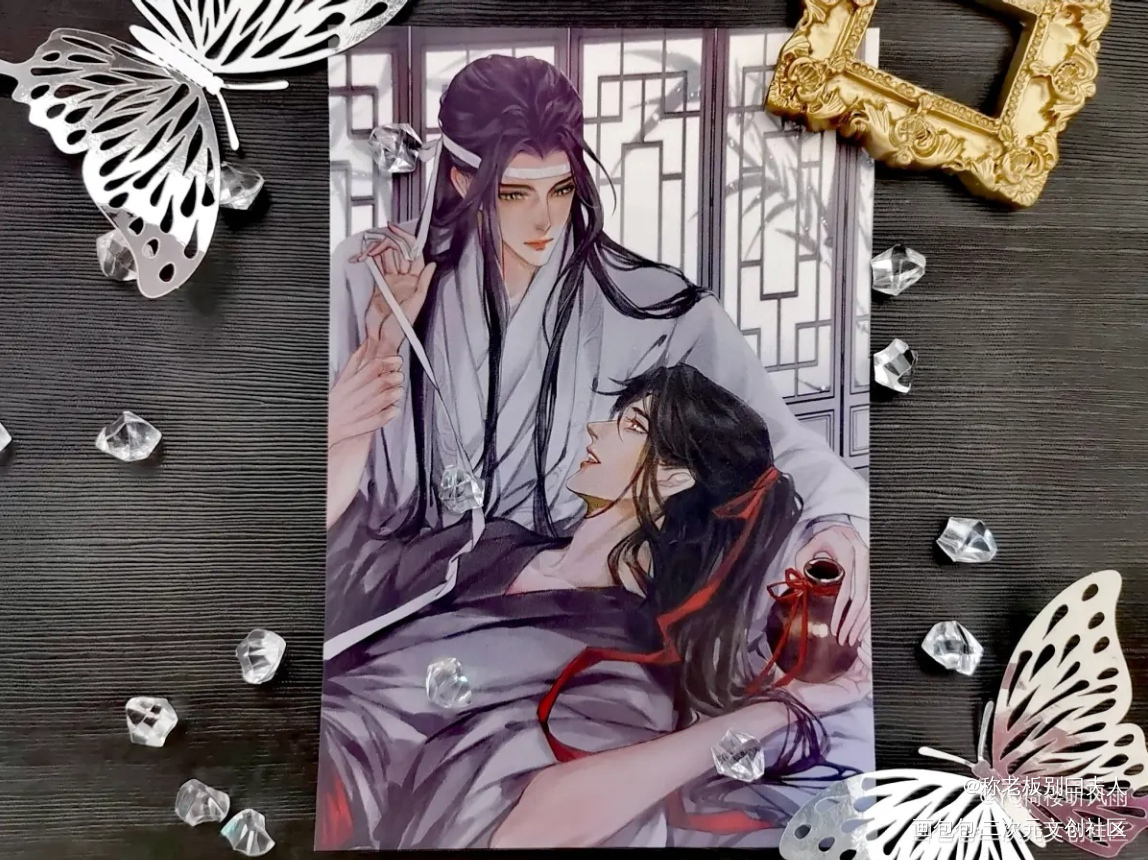 忘羡_魔道祖师高质量美谷蓝忘机·魔道祖师魏无羡·魔道祖师绘画作品