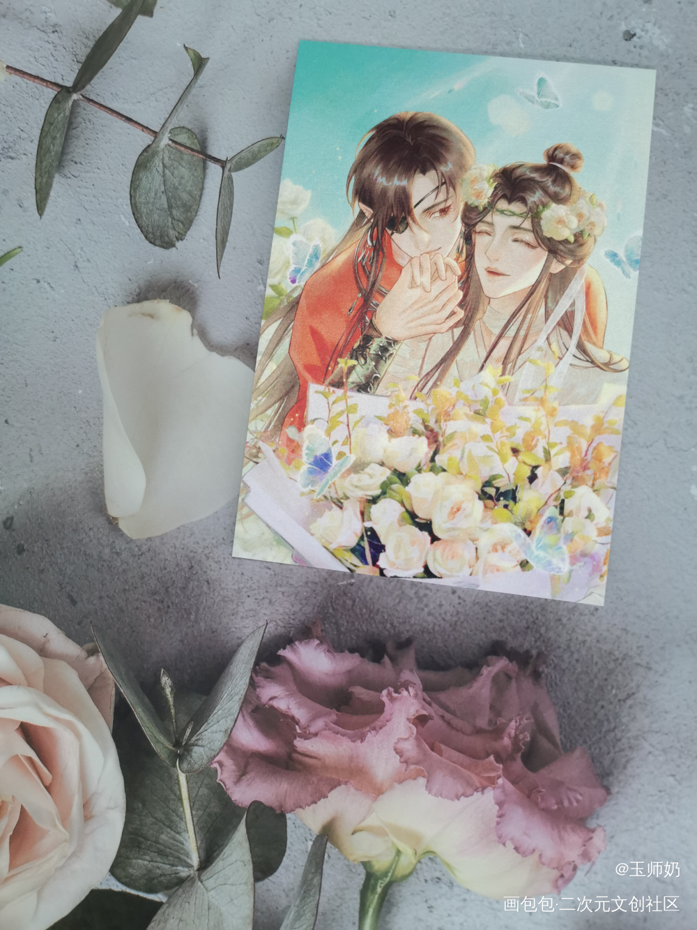 _天官赐福授权返图花怜花城·天官赐福谢怜·天官赐福古风绘画作品