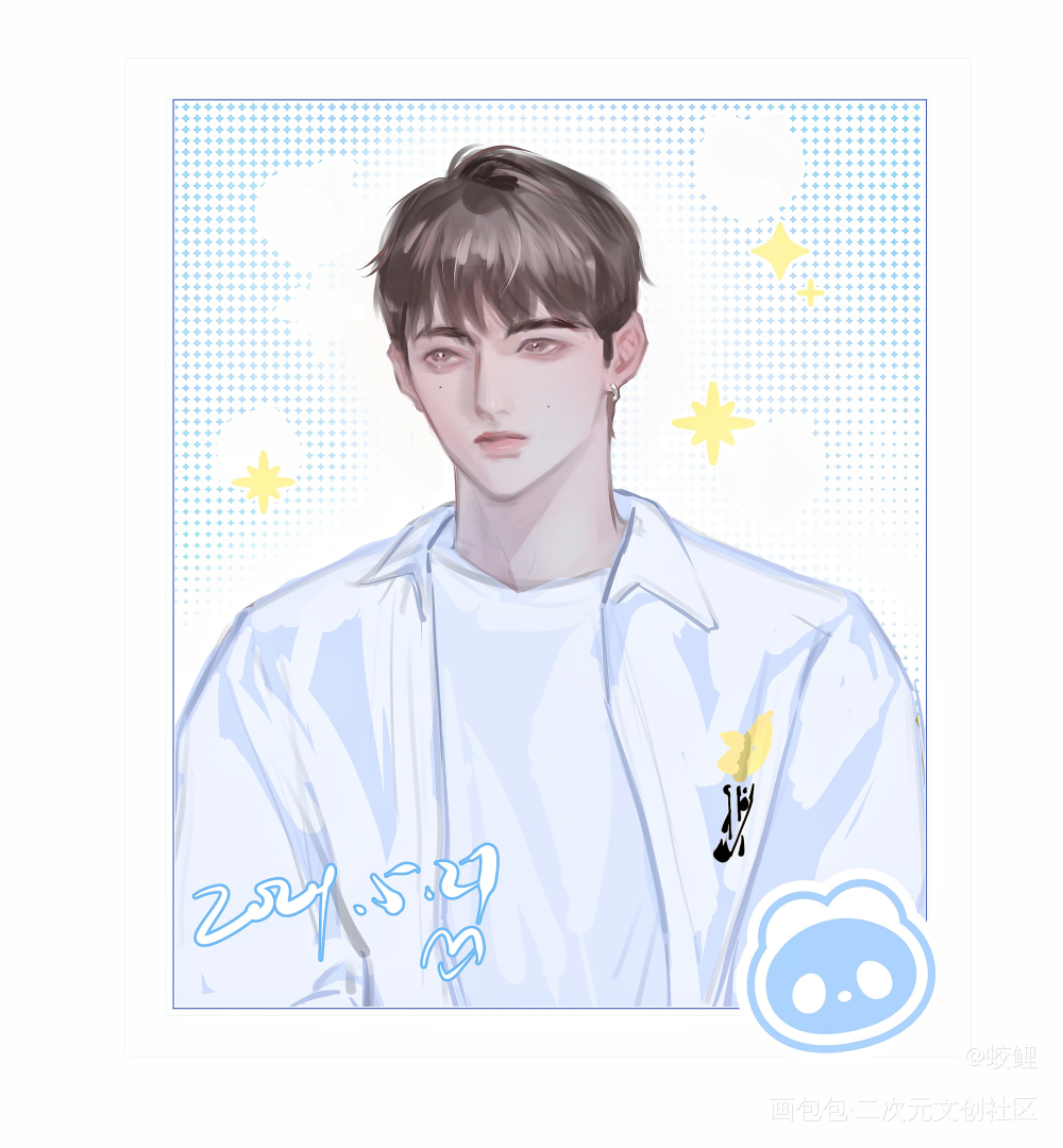 家人们梅花山试营业开张啦(˃ ⌑ ˂ഃ )_人物练习手绘厚涂Q版稿件绘画作品