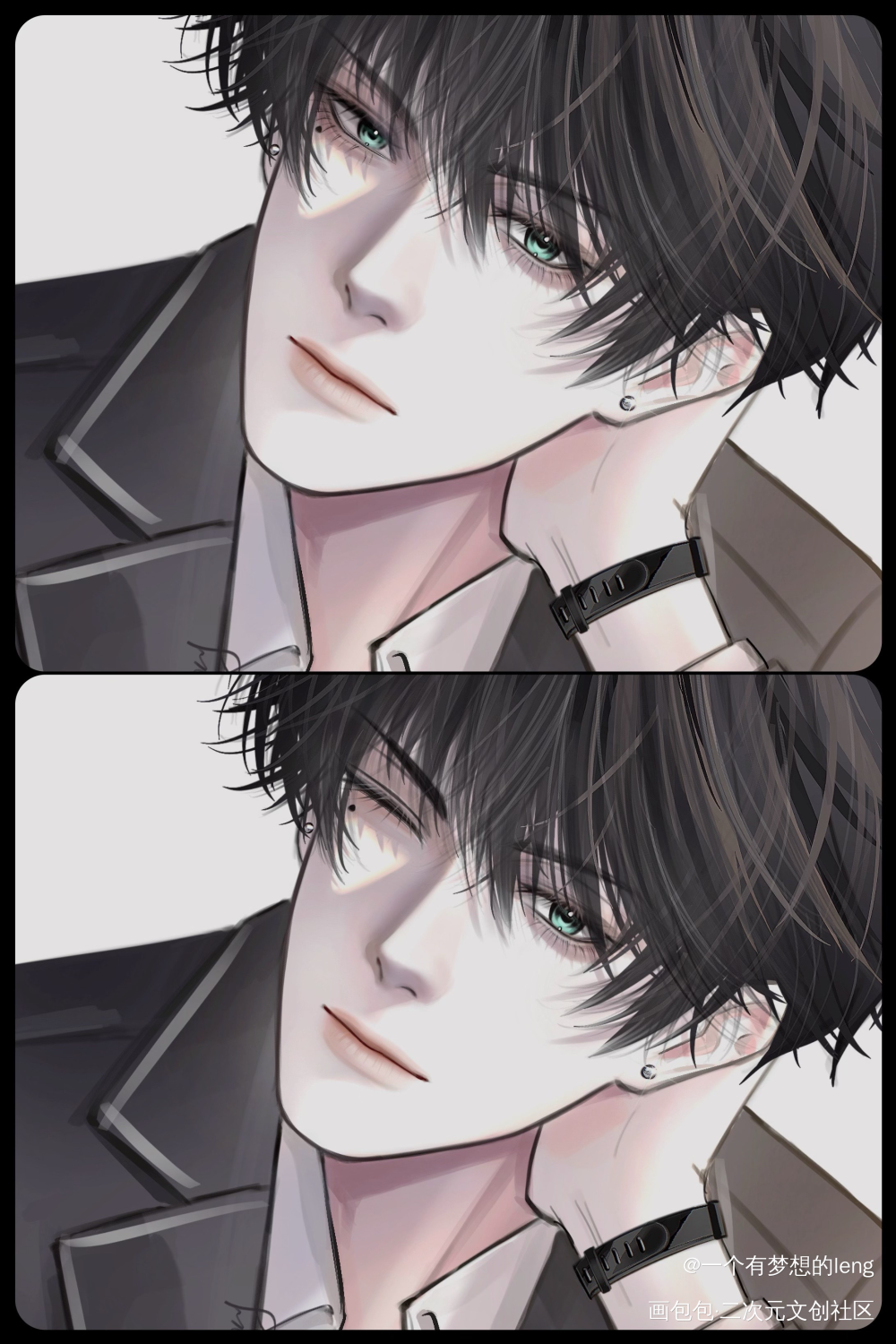 wink ～_光与夜之恋萧逸绘画作品