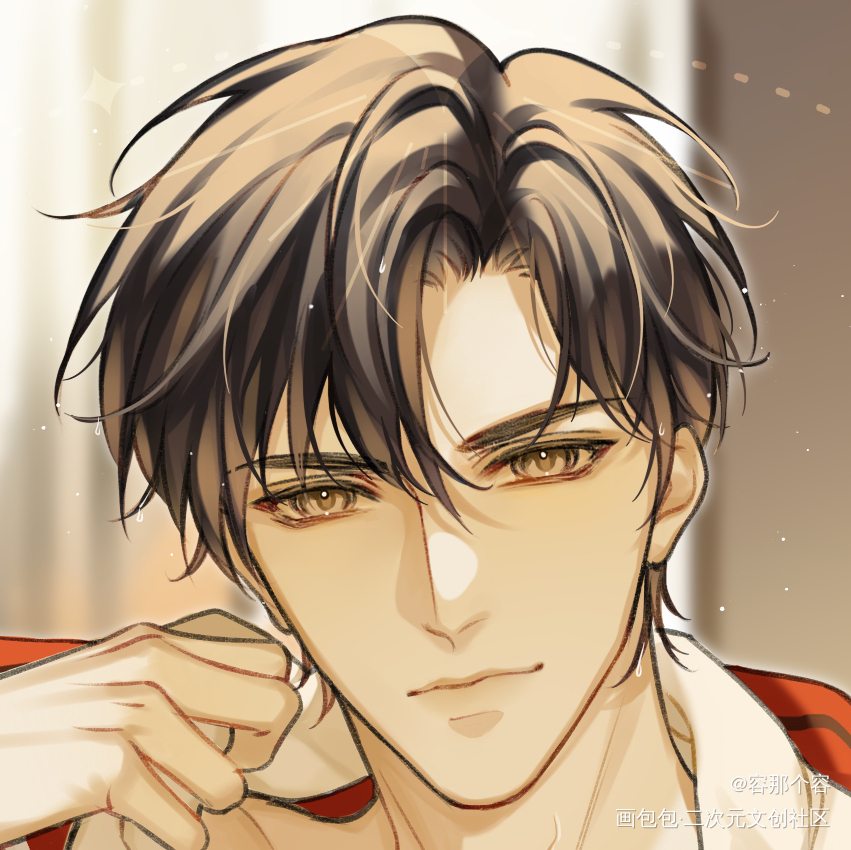 【生贺】叶修生日快乐_全职高手叶修529画手约稿叶修半身稿插画板绘稿件展示付费委托板绘绘画作品