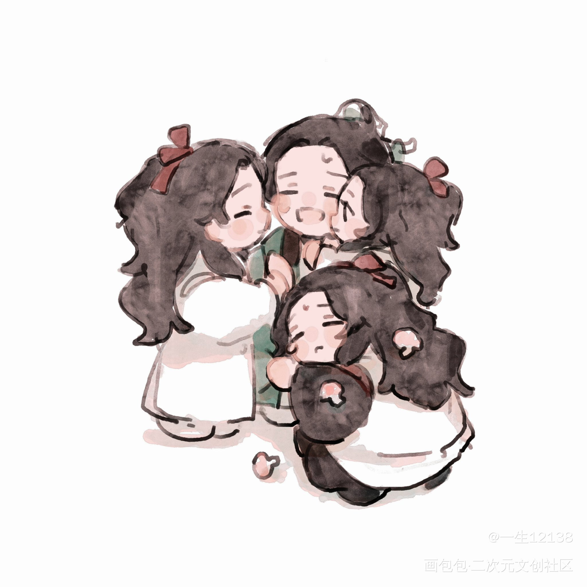 _人渣反派自救系统洛冰河·人渣反派自救系统沈清秋·人渣反派自救系统绘画作品