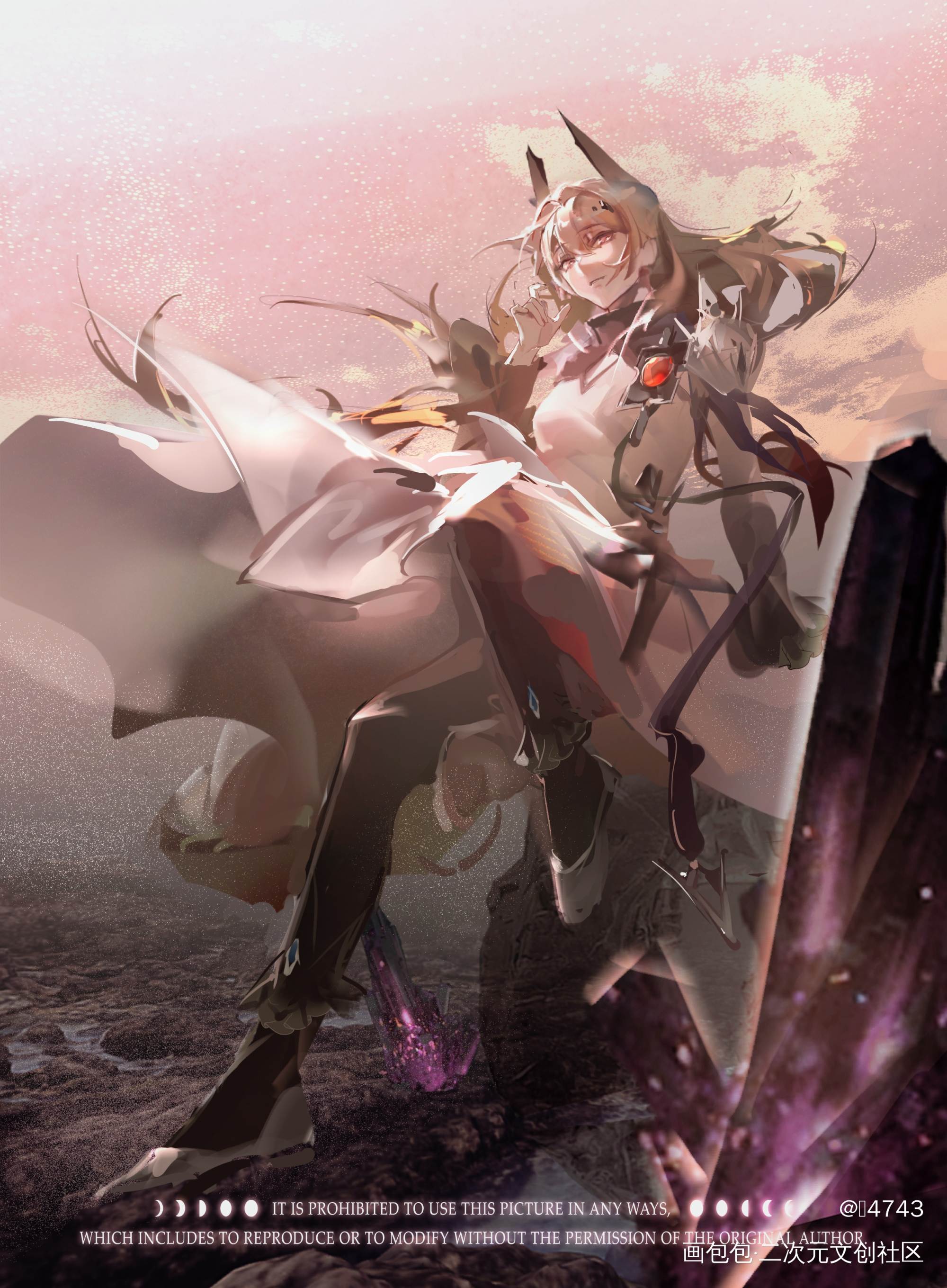 _明日方舟特蕾西娅绘画作品