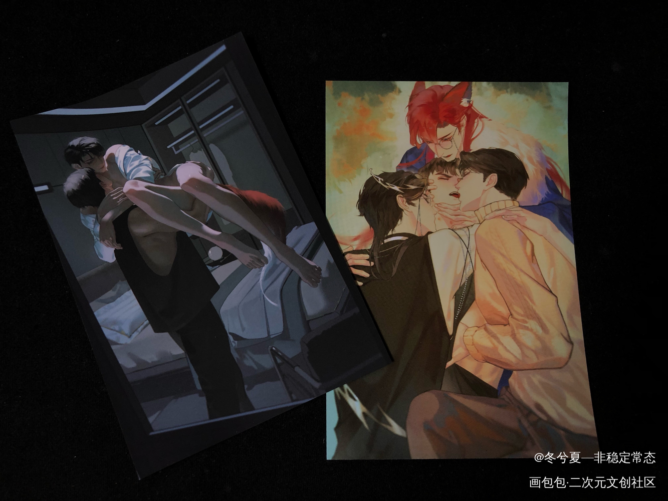 _针锋对决188男团无料返图周边秀原顾绘画作品