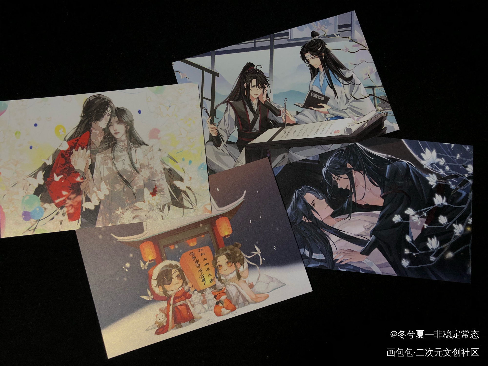 _天官赐福魔道祖师无料返图花怜忘羡绘画作品
