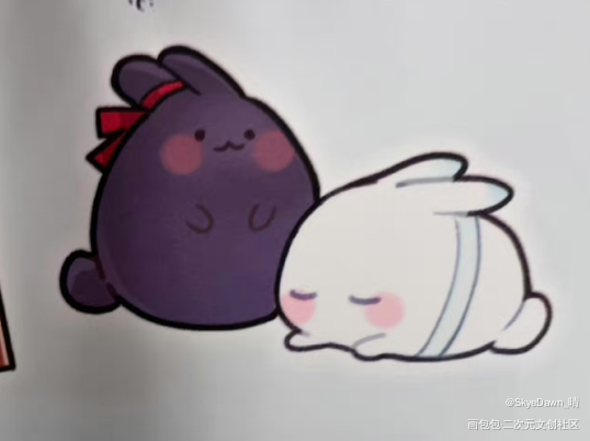 胖乎乎的可爱兔兔(˵¯͒〰¯͒˵)_谢怜·天官赐福洛冰河·人渣反派自救系统沈清秋·人渣反派自救系统蓝忘机·魔道祖师魏无羡·魔道祖师绘画作品