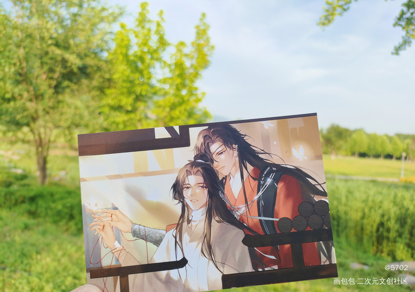 花怜❤️_天官赐福甜蜜踏青花怜花城·天官赐福谢怜·天官赐福绘画作品