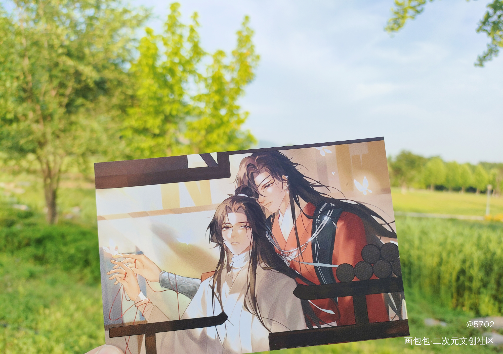 花怜❤️_天官赐福甜蜜踏青花怜花城·天官赐福谢怜·天官赐福绘画作品