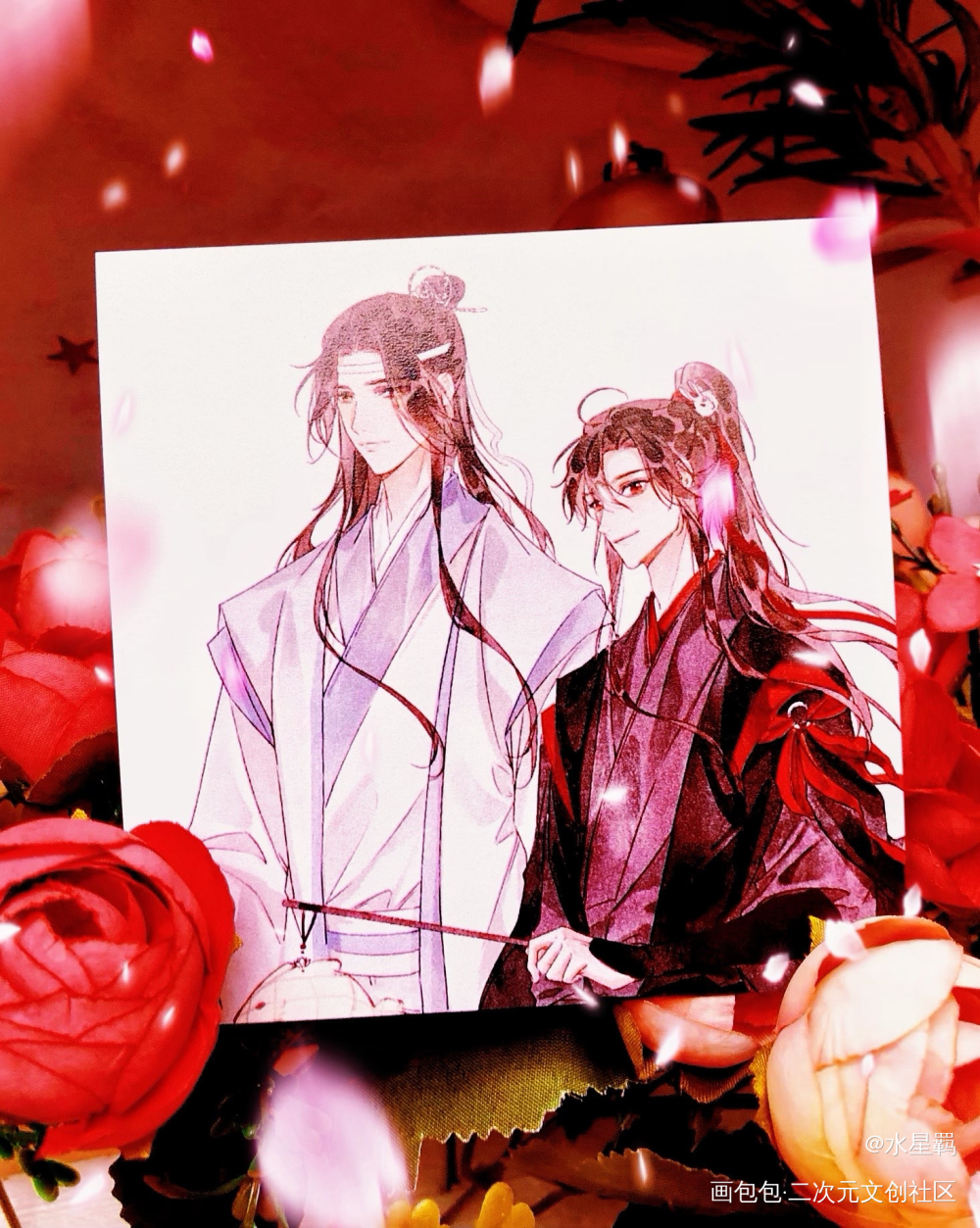 _魔道祖师蓝忘机·魔道祖师魏无羡·魔道祖师绘画作品