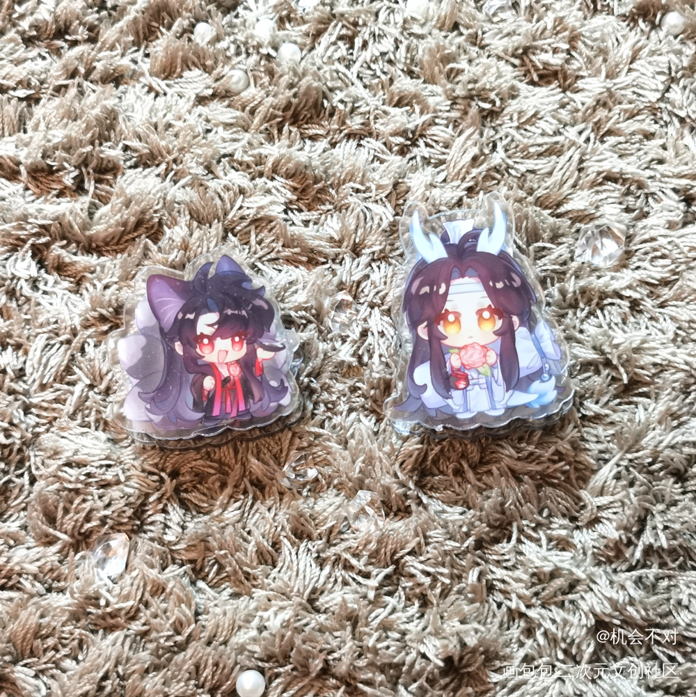 龙叽狐羡之芍药_魔道祖师蓝忘机·魔道祖师魏无羡·魔道祖师绘画作品