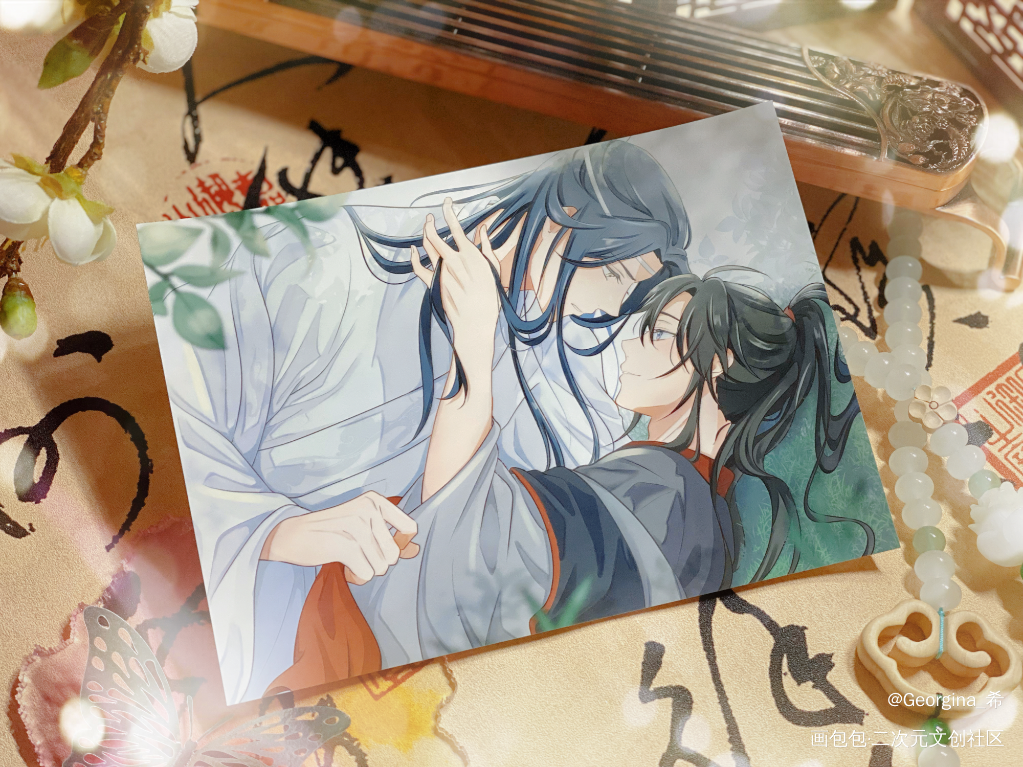_魔道祖师蓝忘机·魔道祖师魏无羡·魔道祖师绘画作品