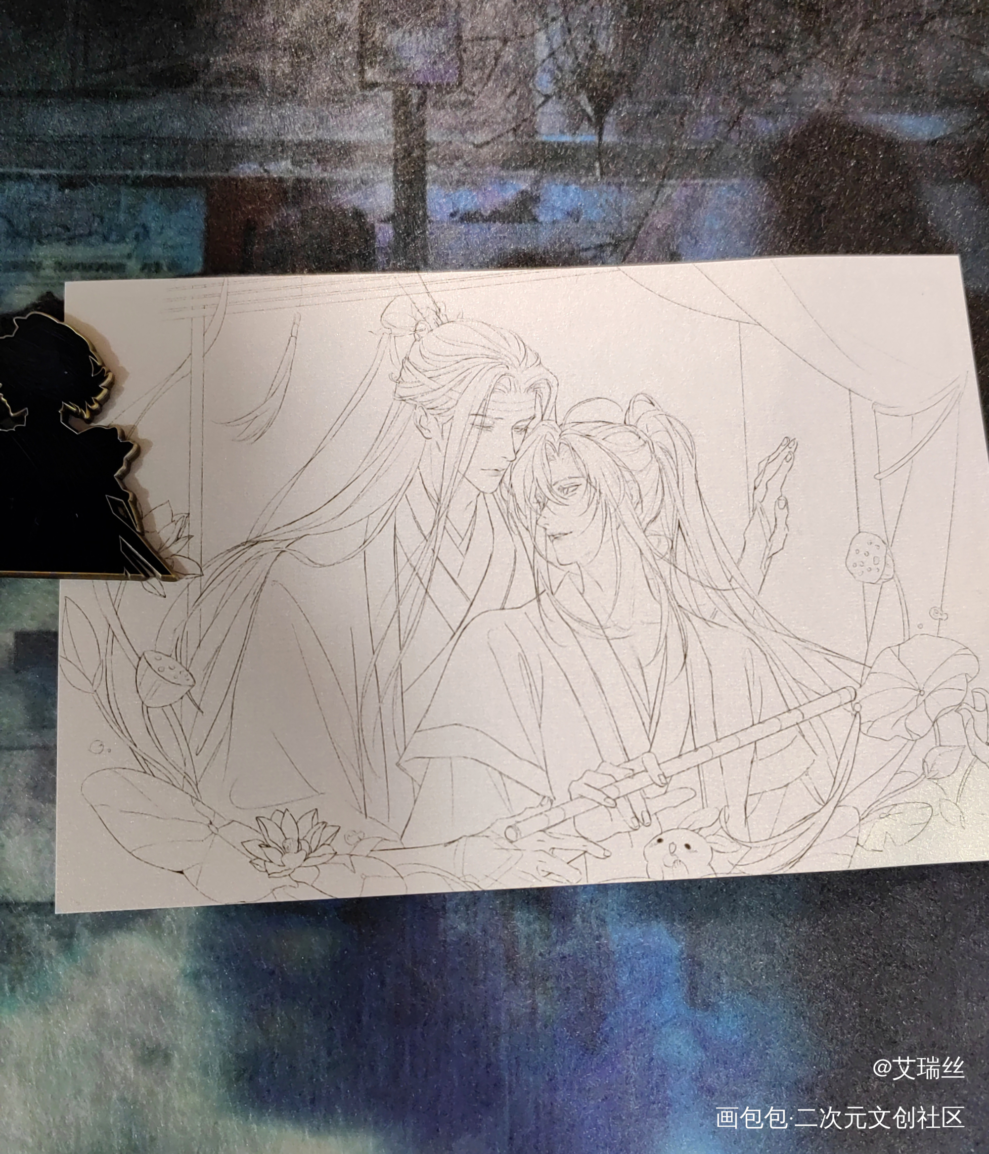 _魔道祖师无料返图忘羡蓝忘机·魔道祖师魏无羡·魔道祖师绘画作品