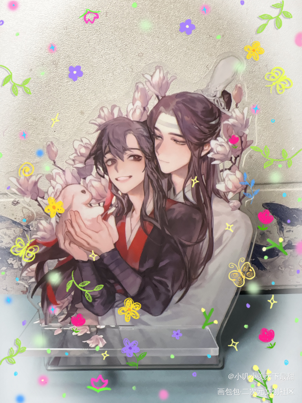 “一眼岁月都无穷”_魔道祖师蓝忘机·魔道祖师魏无羡·魔道祖师绘画作品