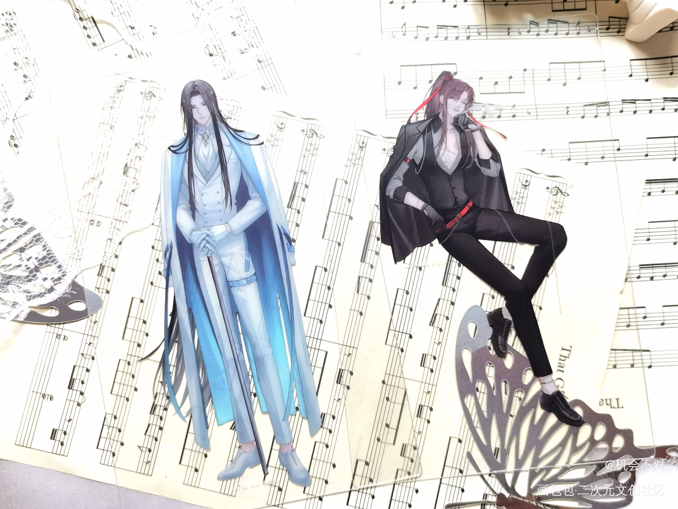 _魔道祖师蓝忘机·魔道祖师魏无羡·魔道祖师绘画作品