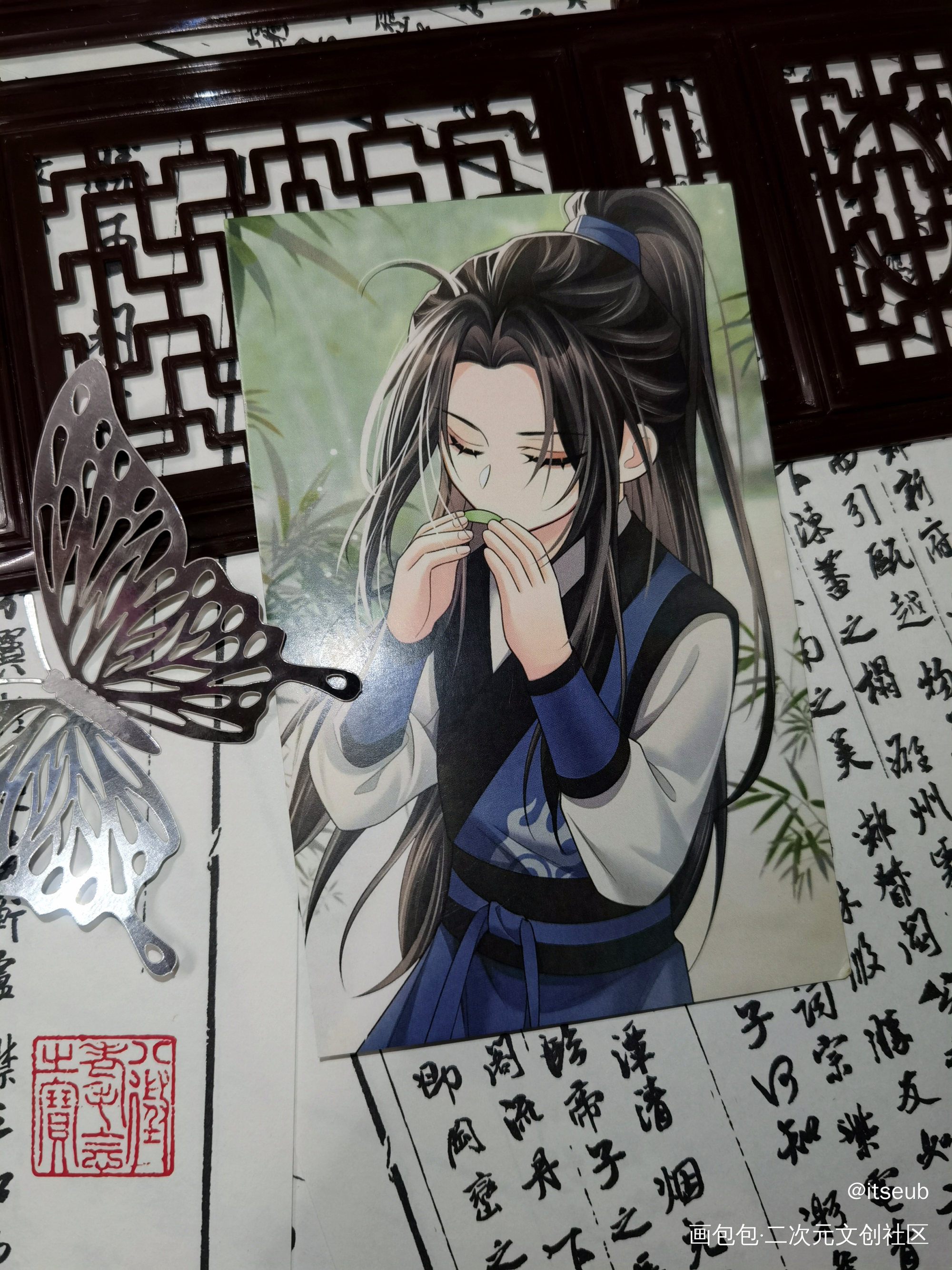 宝宝_二哈和他的白猫师尊授权返图无料返图墨燃·二哈和他的白猫师尊楚晚宁·二哈和他的白猫师尊Q版绘画作品