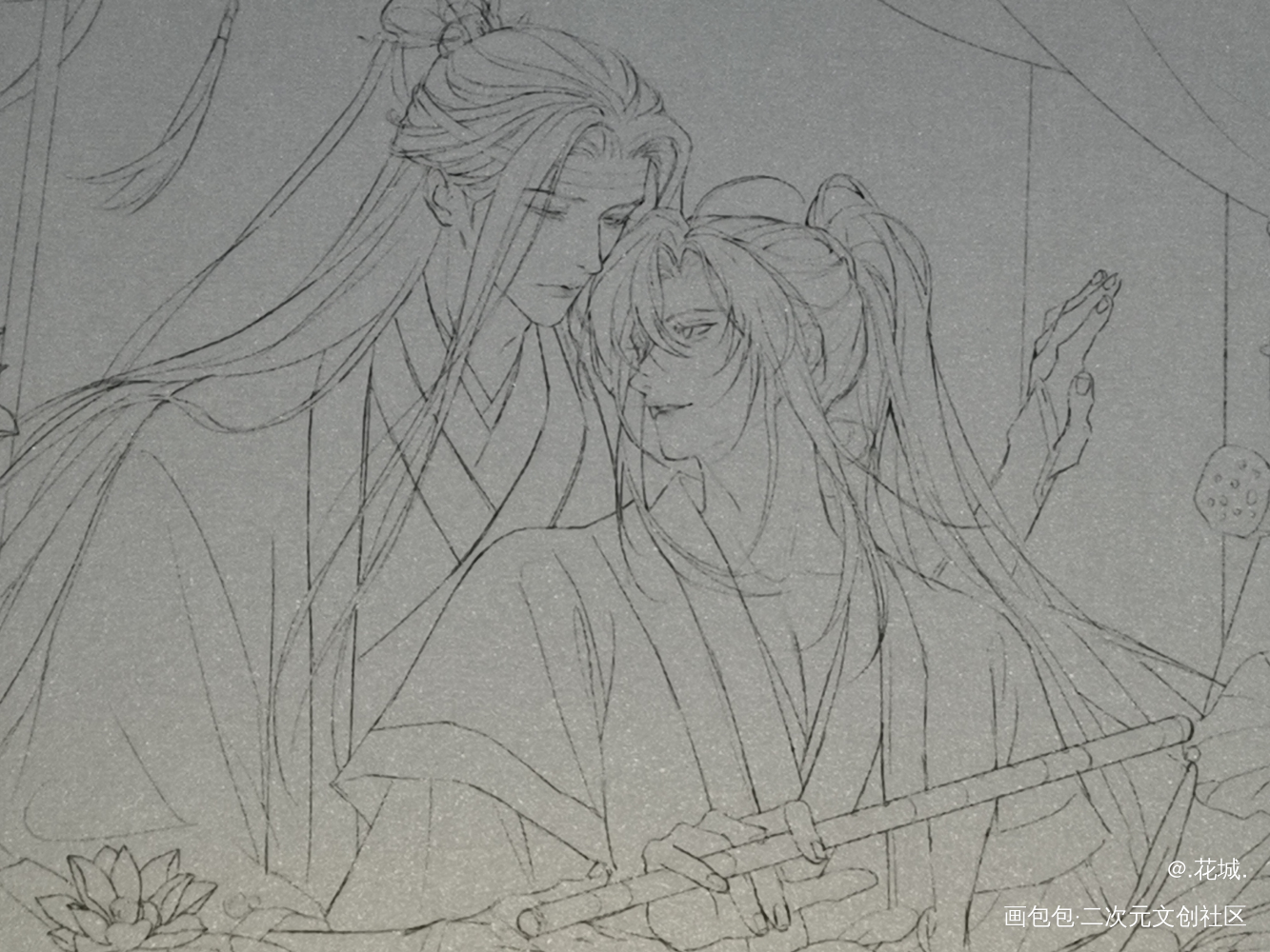 _魔道祖师无料返图绘画作品
