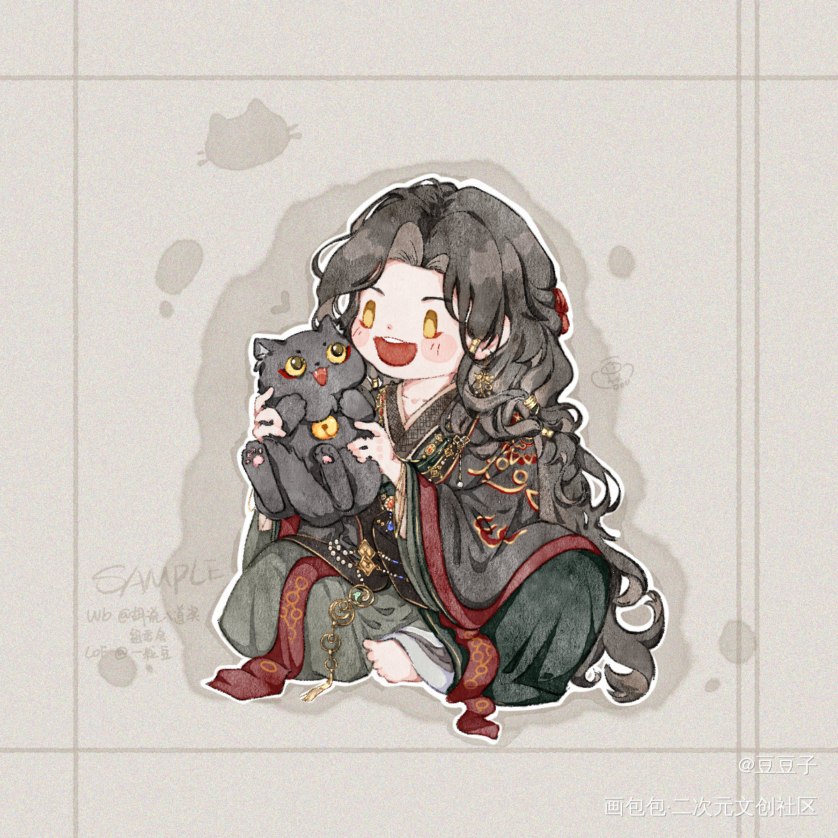 _代号鸢刘辩·代号鸢Q版绘画作品
