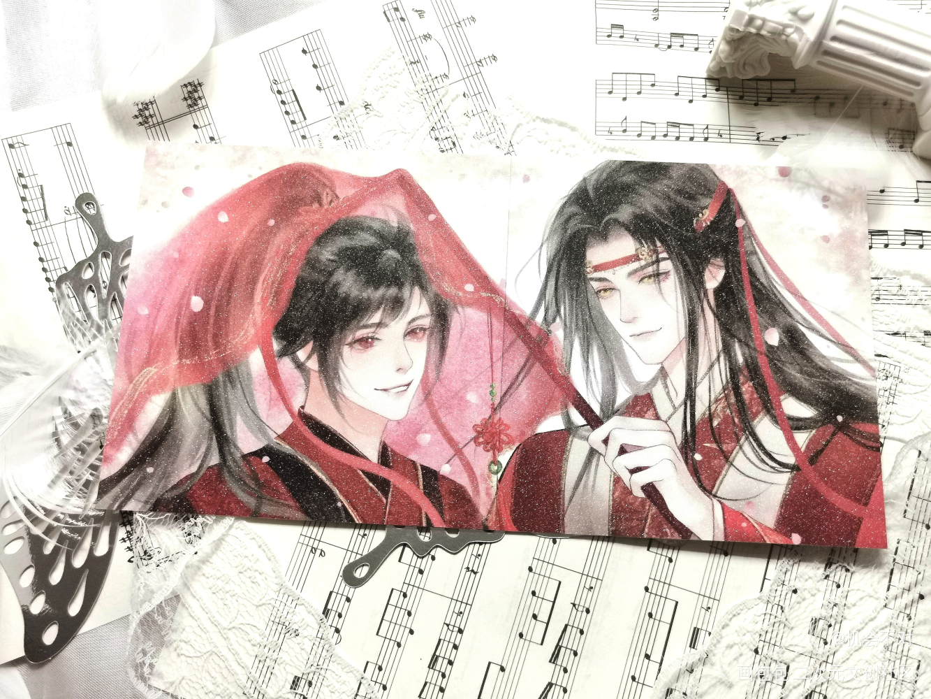 _魔道祖师蓝忘机·魔道祖师魏无羡·魔道祖师绘画作品