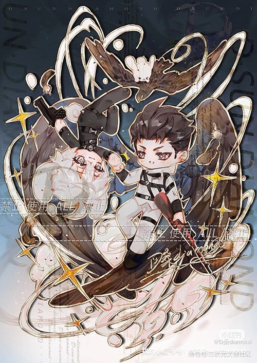 垂耳执事_垂耳执事D桑diamond游乐园ABO垂耳执事绘画作品