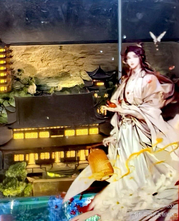 太美啦_天官赐福角色夸夸彩虹屁谢怜·天官赐福绘画作品
