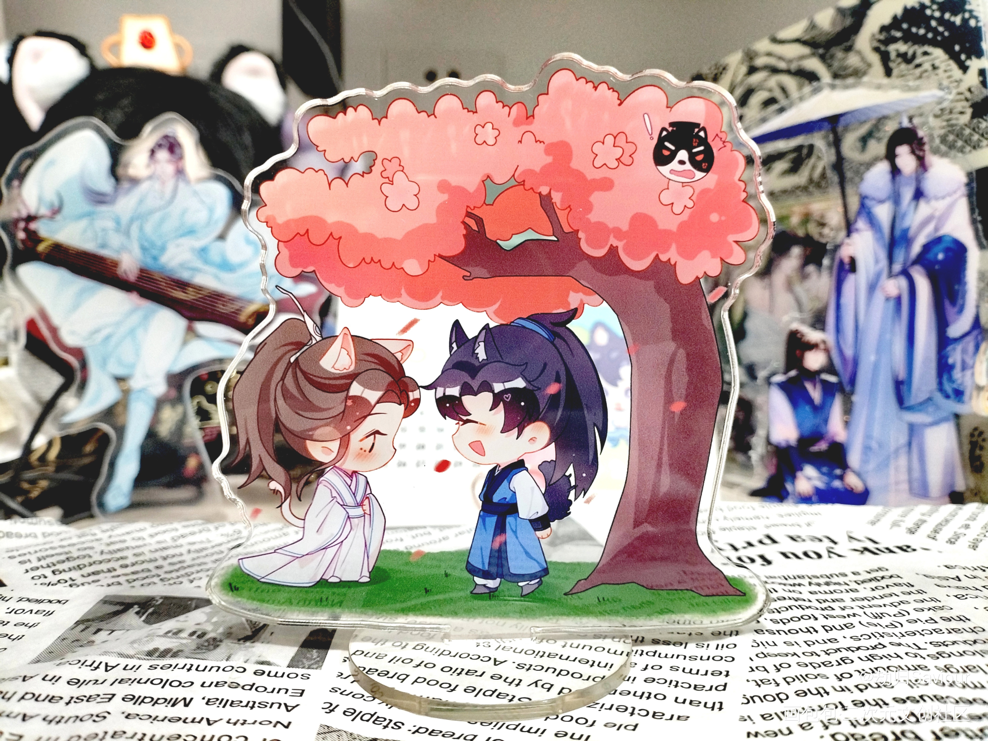 【二哈和他的白猫师尊】燃晚_二哈和他的白猫师尊燃晚墨燃楚晚宁绘画作品