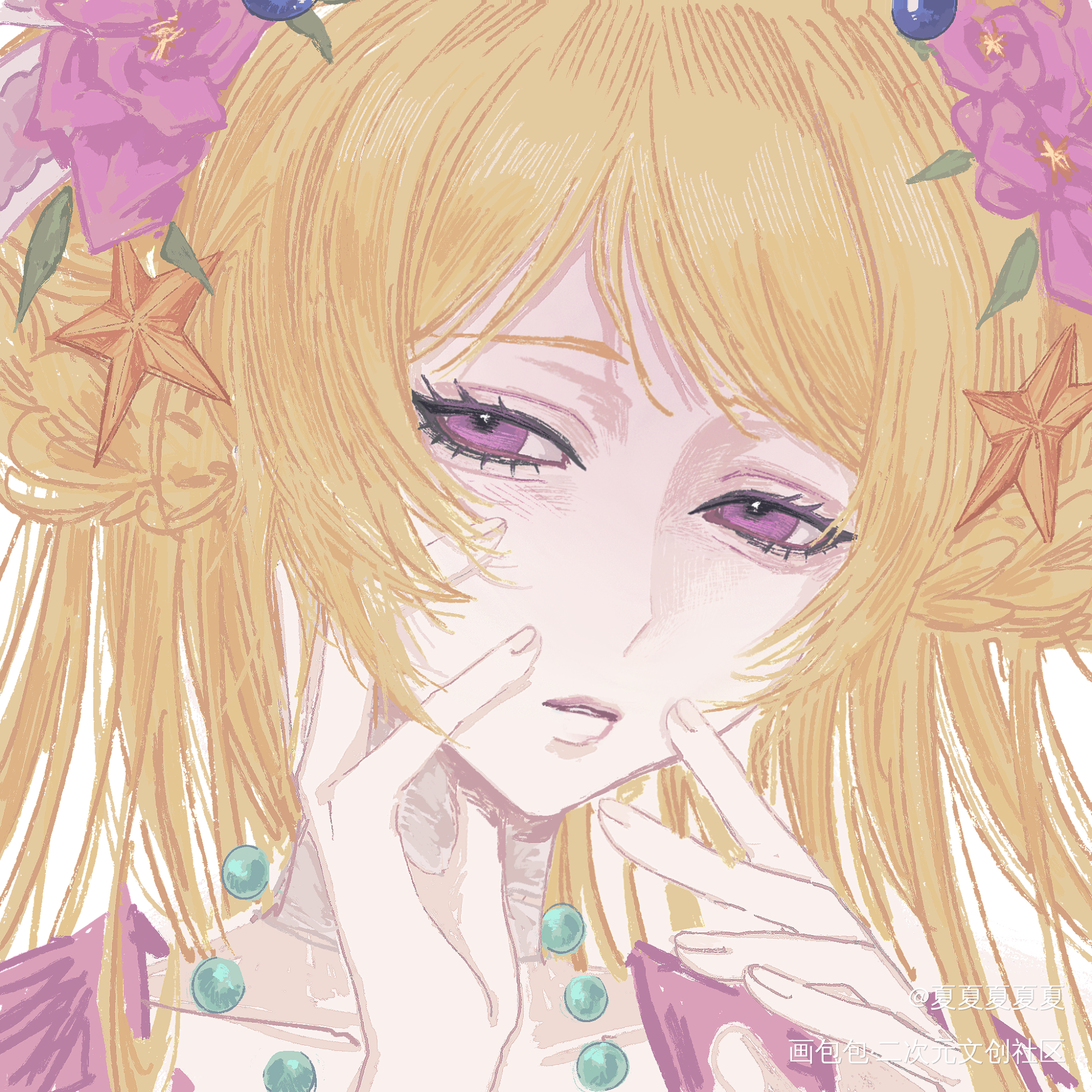 🌸🌸_绘画oc绘画作品