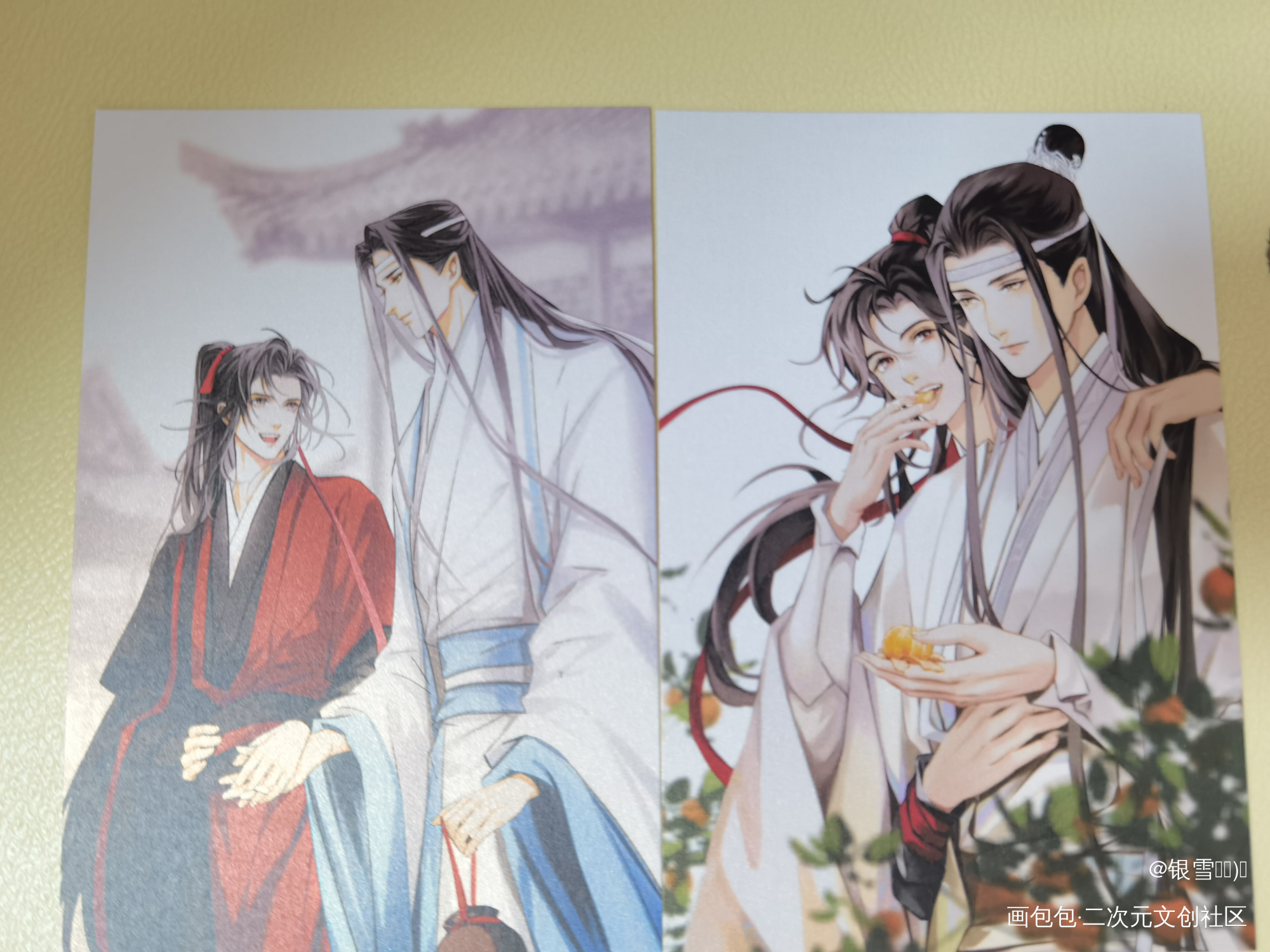 翩翩公子世无双_魔道祖师授权返图蓝忘机·魔道祖师魏无羡·魔道祖师绘画作品