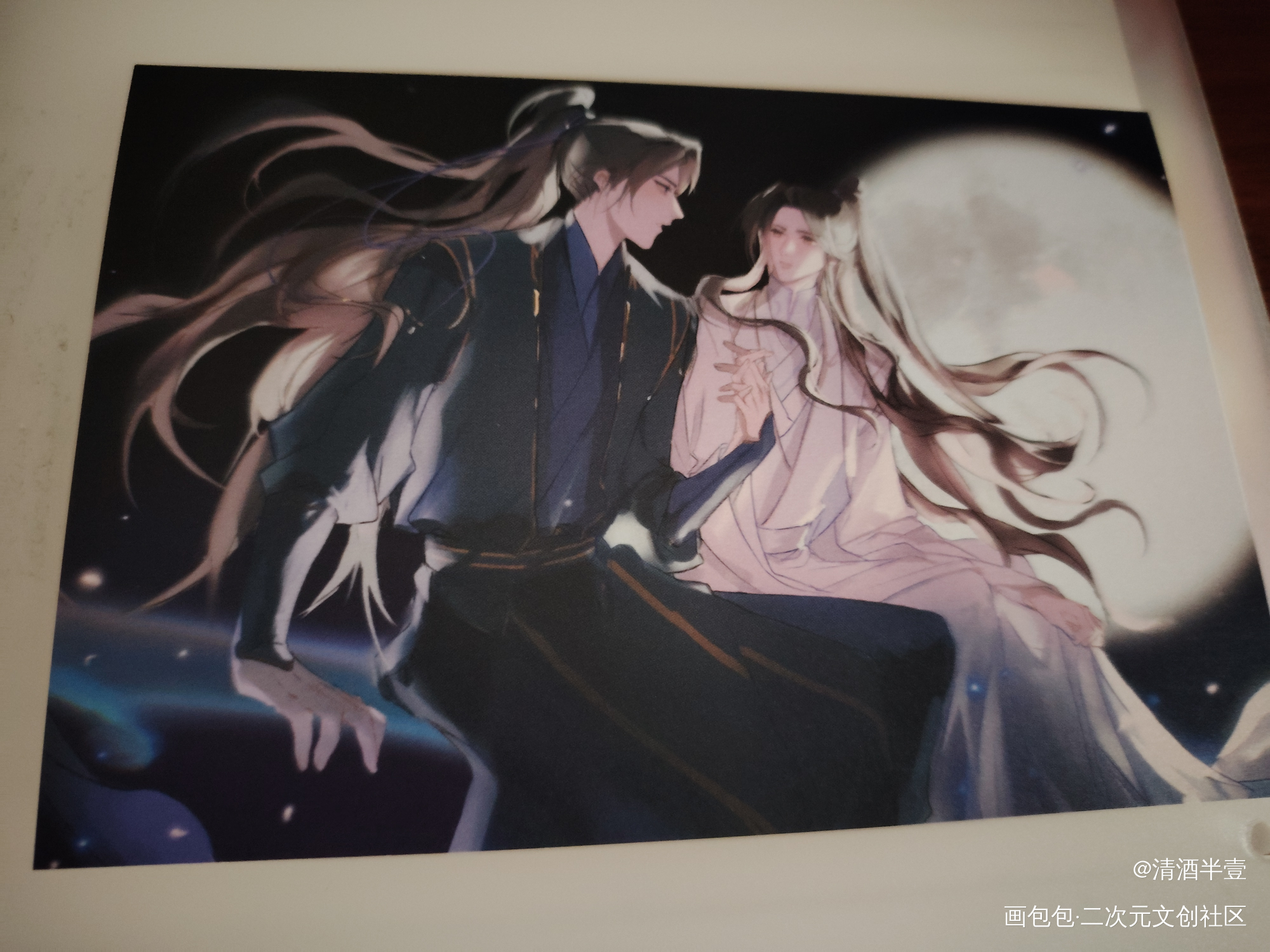 _二哈和他的白猫师尊无料返图绘画作品