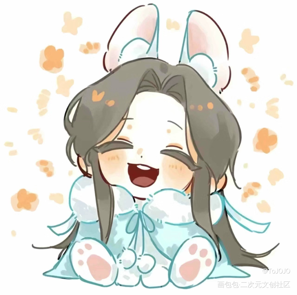 怜怜兔🐰_天官赐福谢怜·天官赐福谢怜绘画作品