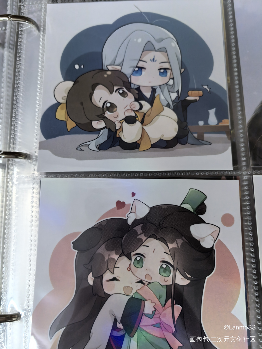 太可爱啦_人渣反派自救系统无料返图沈清秋洛冰河绘画作品