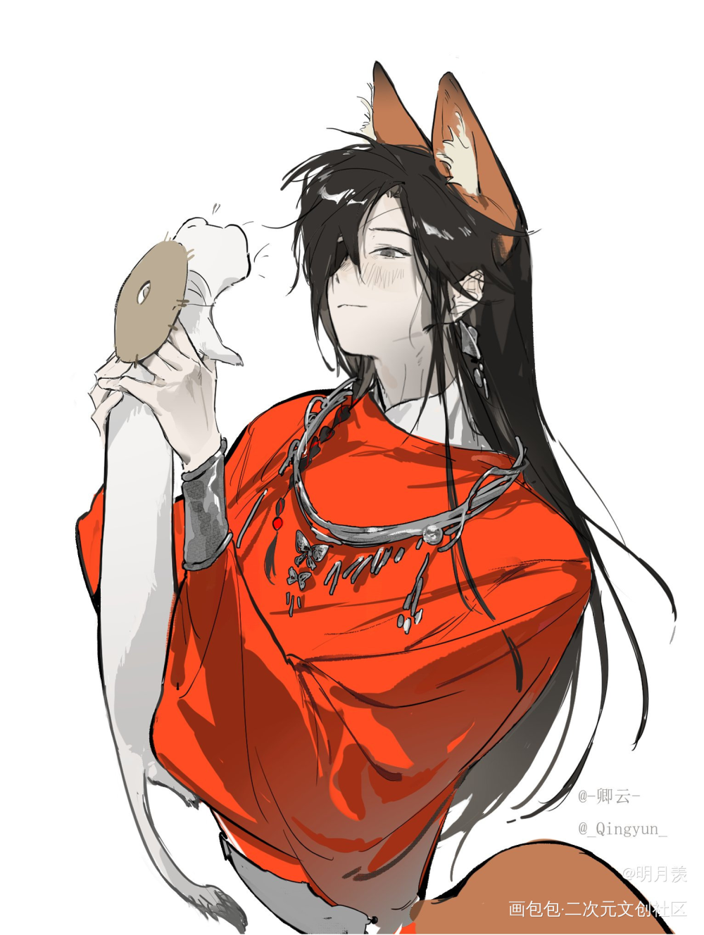 狐狸花花和鼬怜_人渣反派自救系统天官赐福魔道祖师花城·天官赐福谢怜·天官赐福洛冰河·人渣反派自救系统沈清秋·人渣反派自救系统蓝忘机·魔道祖师魏无羡·魔道祖师绘画作品