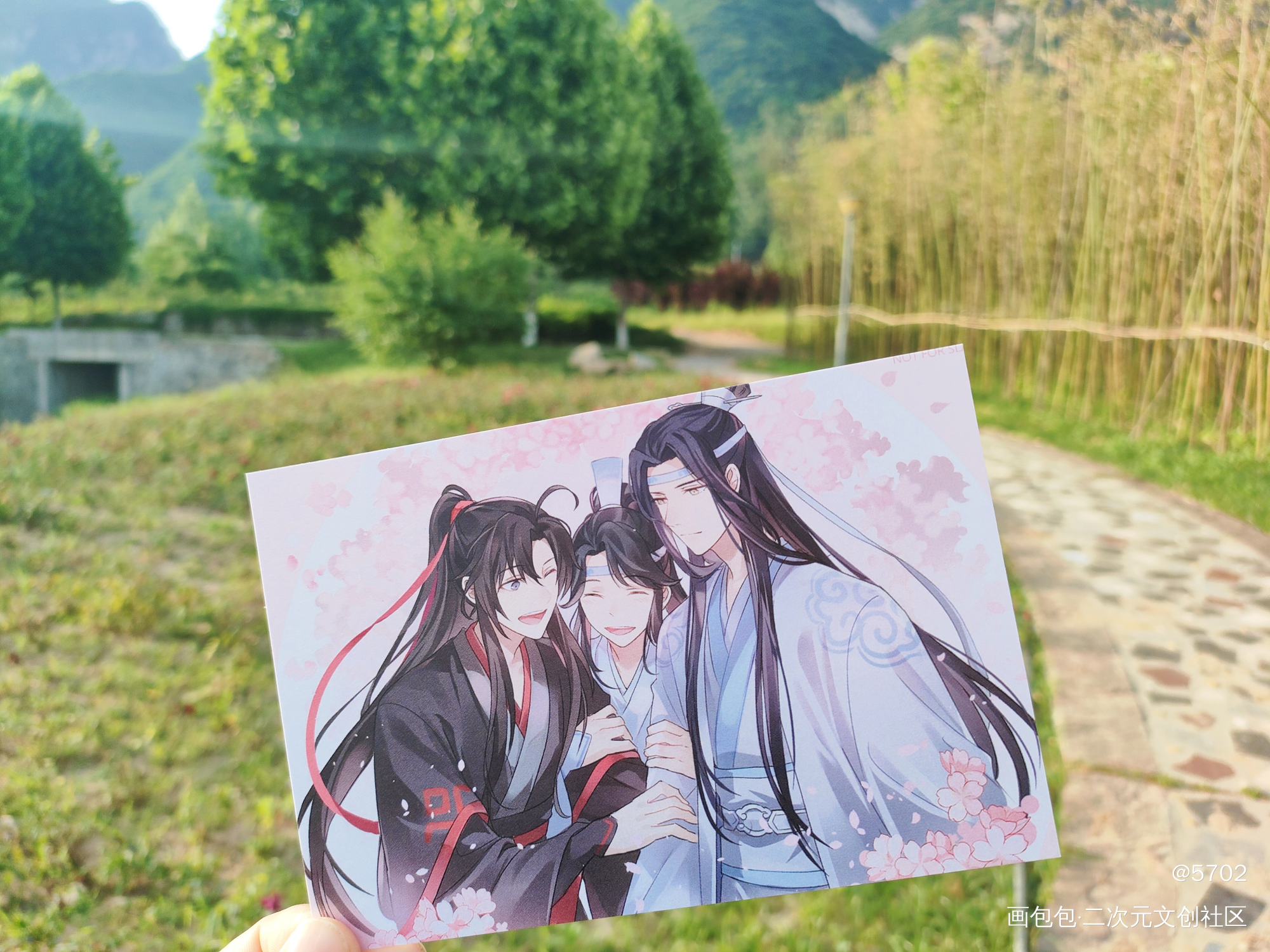一家三口_魔道祖师忘羡蓝忘机·魔道祖师魏无羡·魔道祖师绘画作品