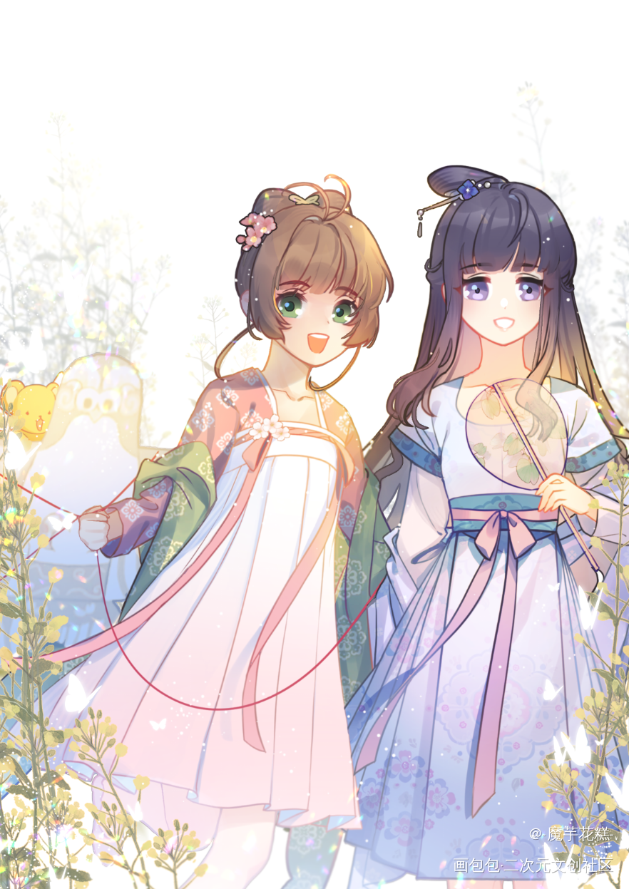 _魔卡少女樱古风绘画作品