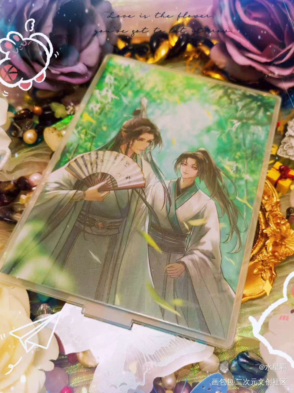 _人渣反派自救系统洛冰河·人渣反派自救系统沈清秋·人渣反派自救系统绘画作品