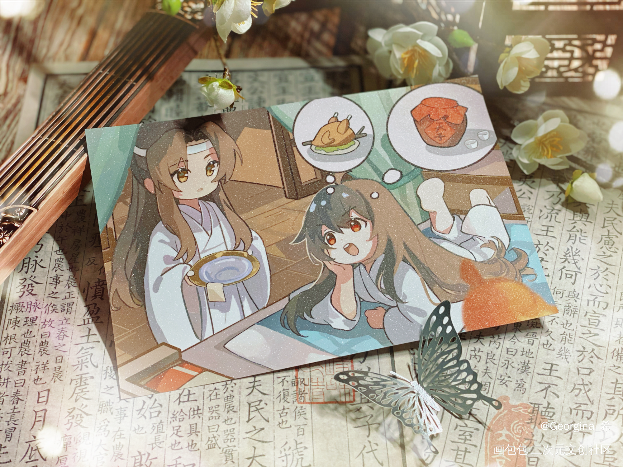 _魔道祖师蓝忘机·魔道祖师魏无羡·魔道祖师绘画作品