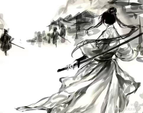 😁😁😁_彩色条漫黑白简笔绘画作品