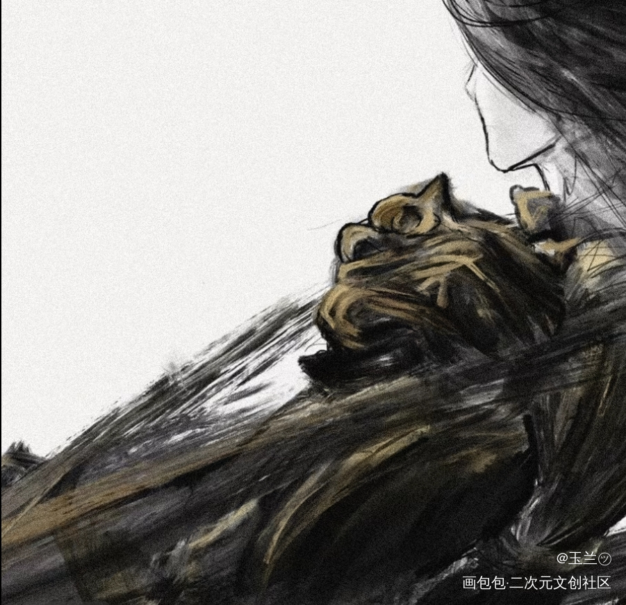 😁😁😁_彩色条漫黑白简笔绘画作品