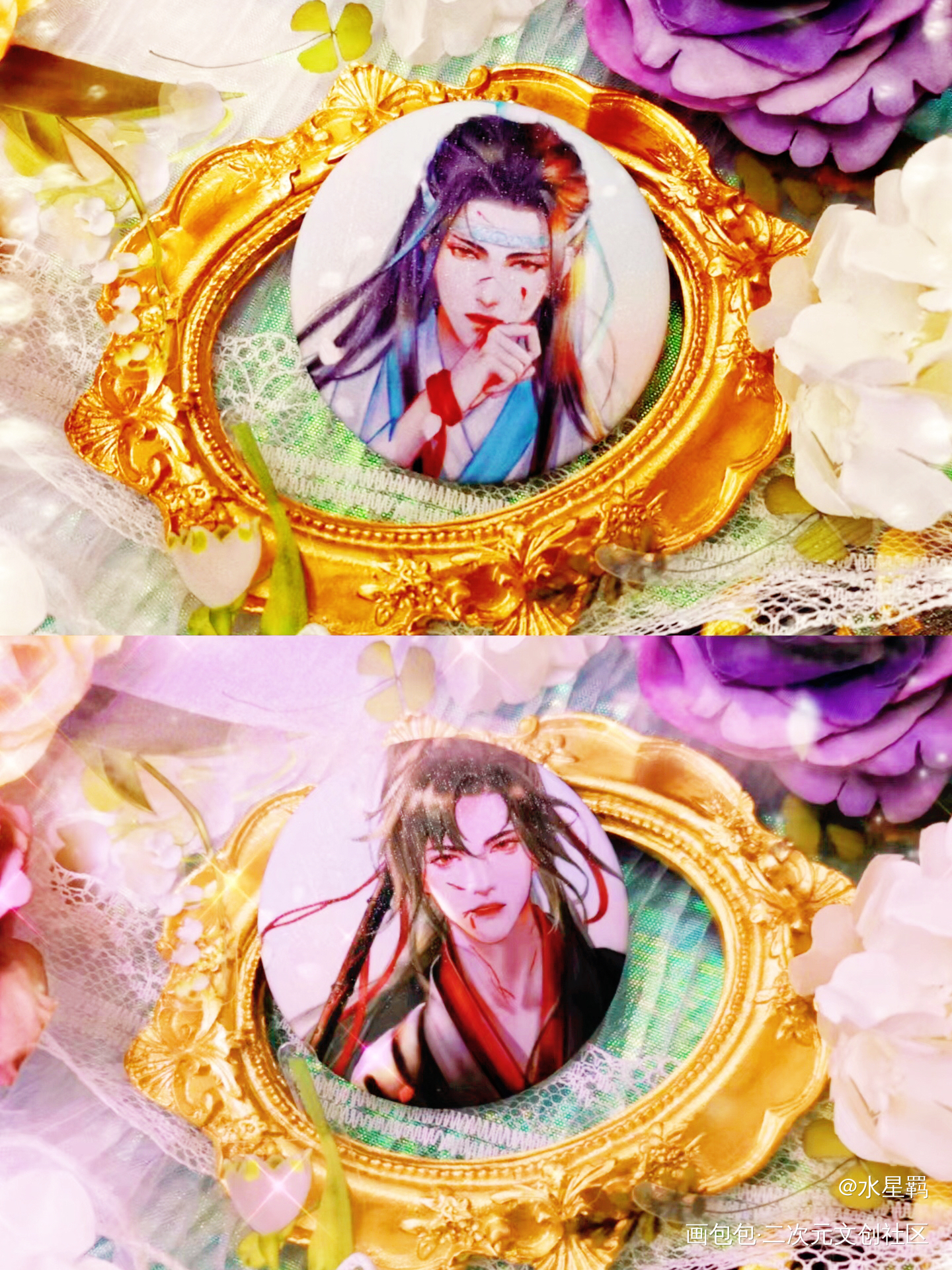 战损yyds_魔道祖师蓝忘机·魔道祖师魏无羡·魔道祖师绘画作品