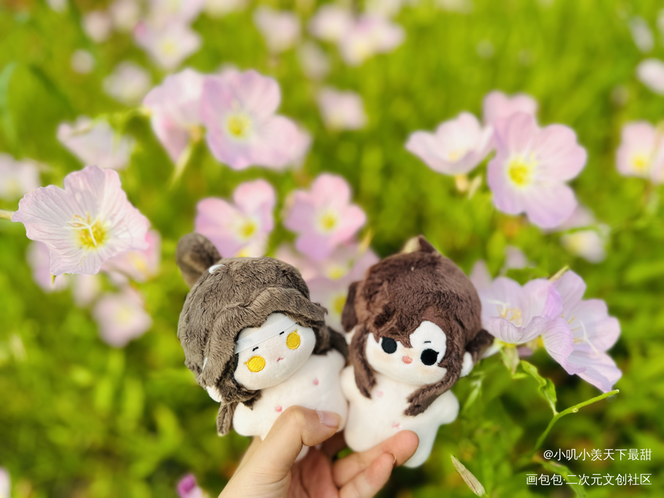 花海_魔道祖师蓝忘机·魔道祖师魏无羡·魔道祖师蓝忘机魏无羡绘画作品
