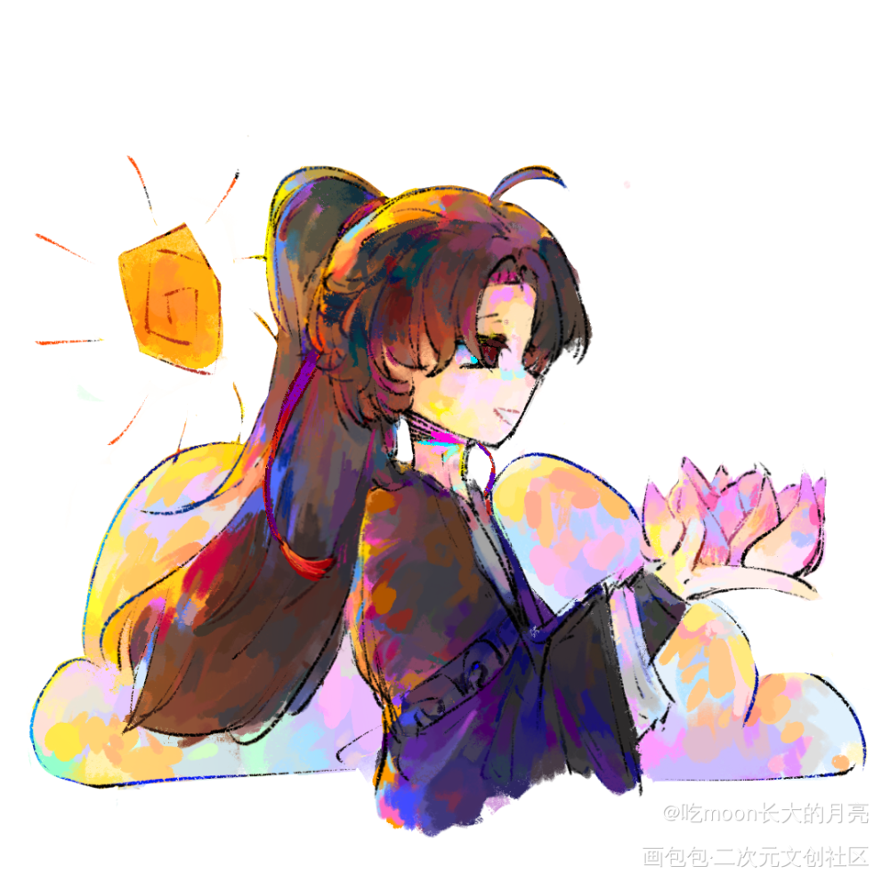 6.13_魔道祖师蓝忘机·魔道祖师魏无羡·魔道祖师蓝忘机魏无羡绘画作品