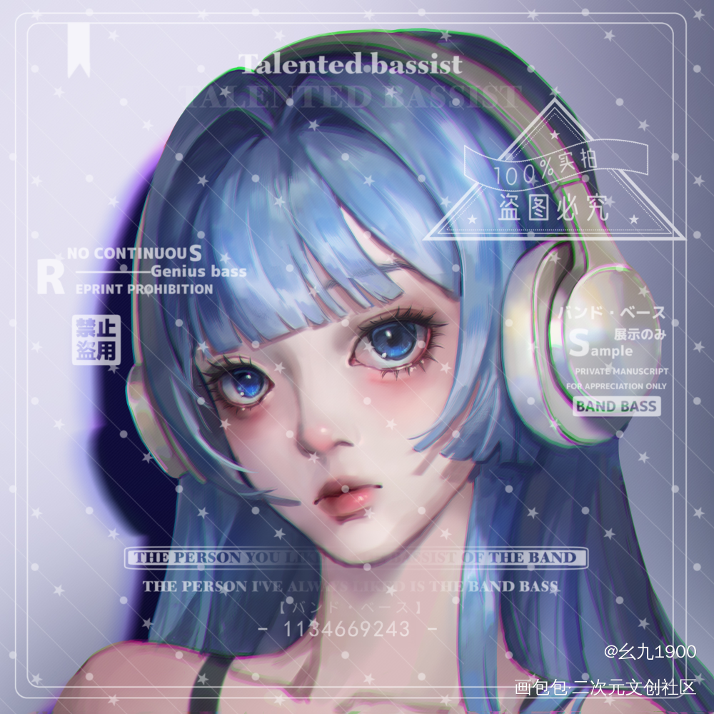 不会打水印我服了_厚涂头像稿件绘画作品