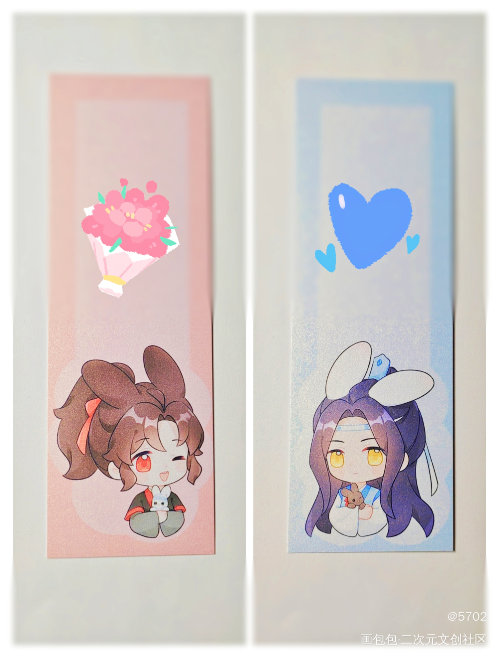 兔兔忘羡_魔道祖师忘羡蓝忘机·魔道祖师魏无羡·魔道祖师绘画作品