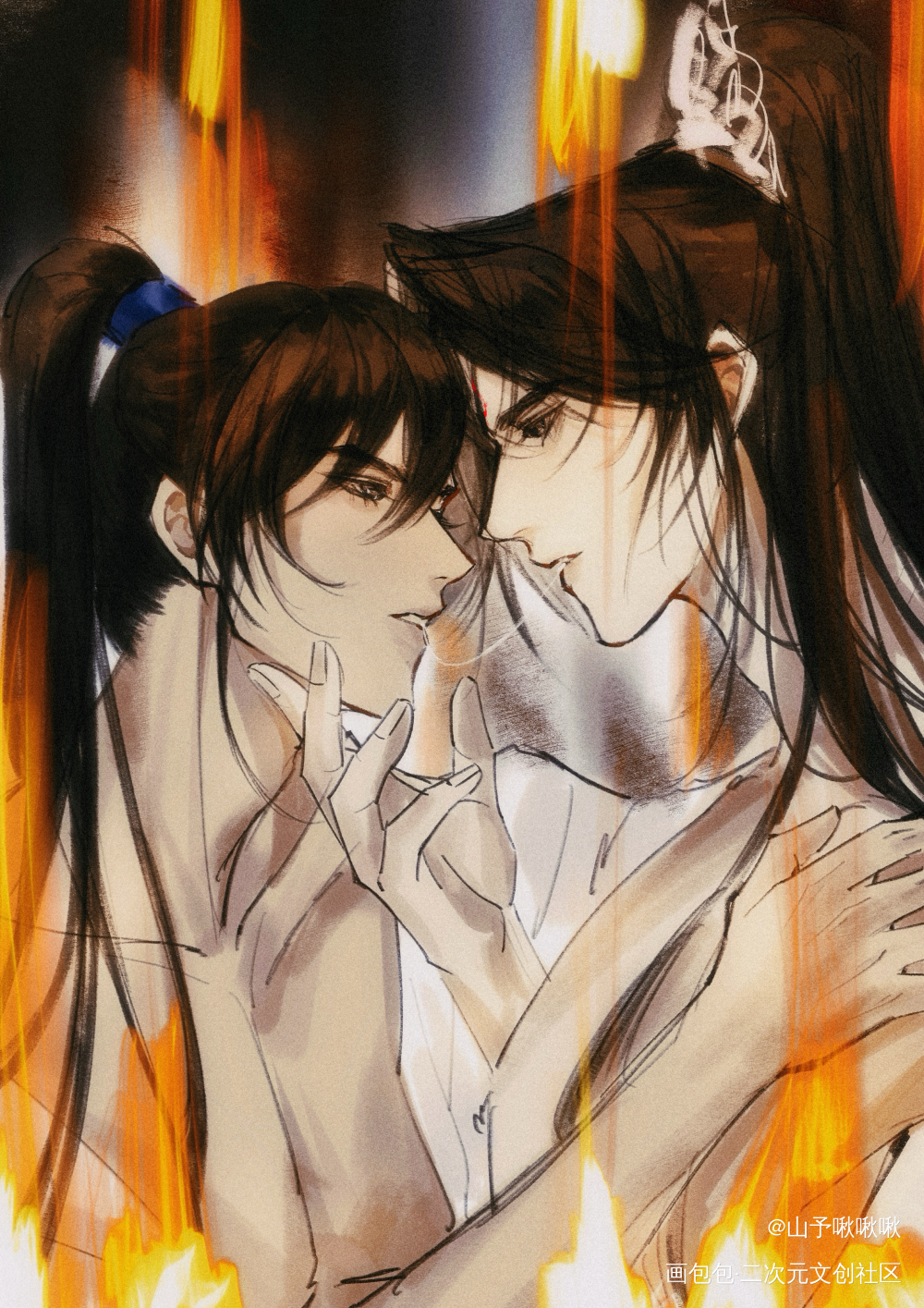 “心魔”_六爻鸣潜绘画绘画作品