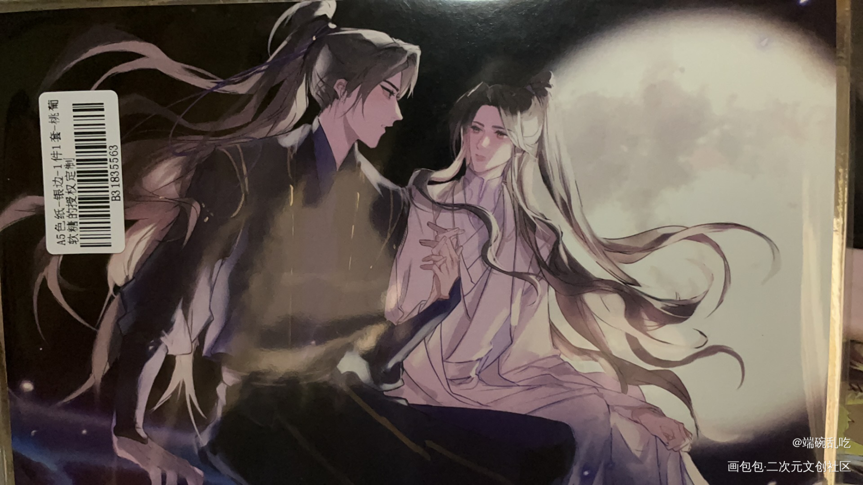 _二哈和他的白猫师尊授权返图绘画作品