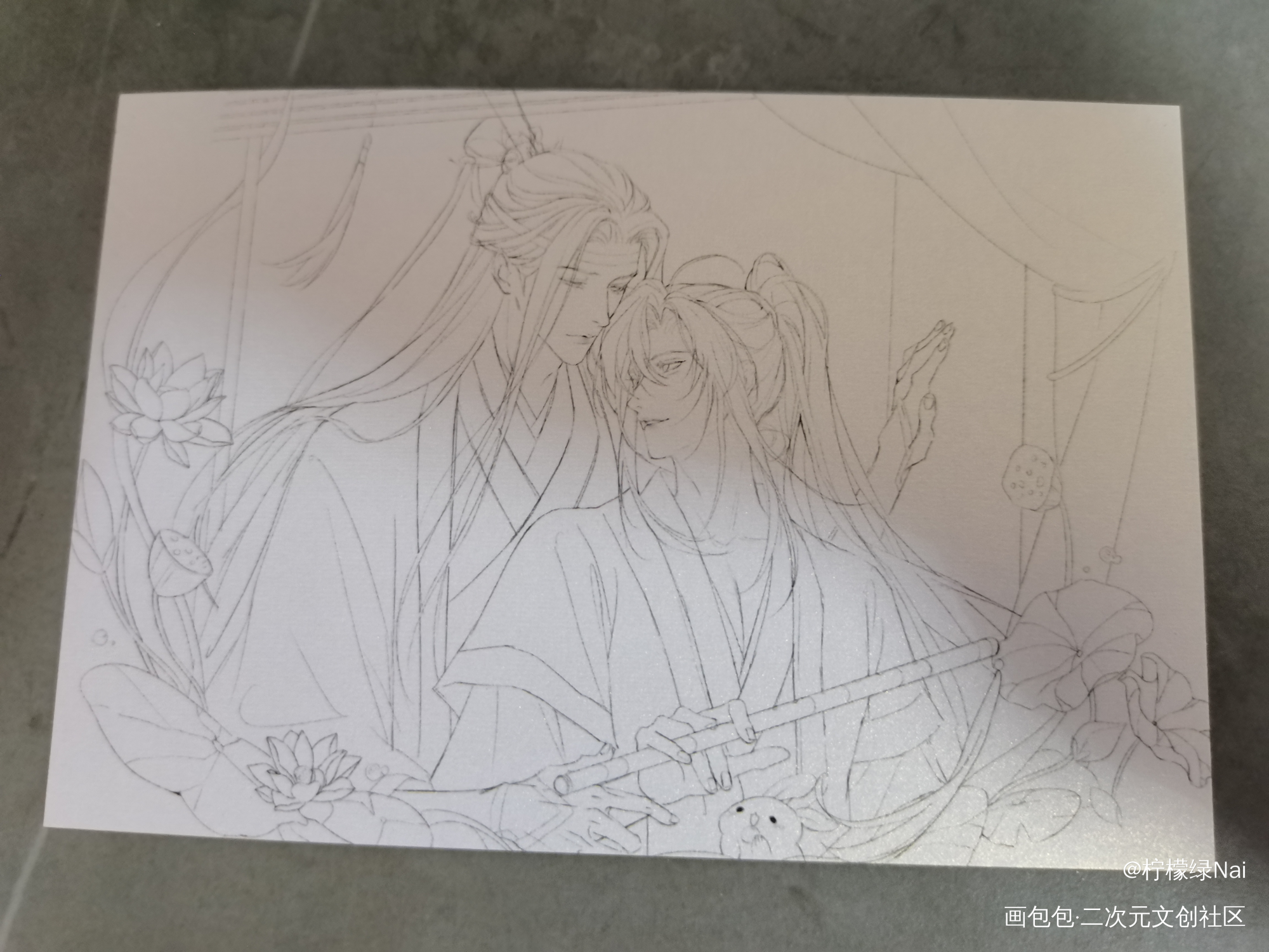 _魔道祖师无料返图绘画作品