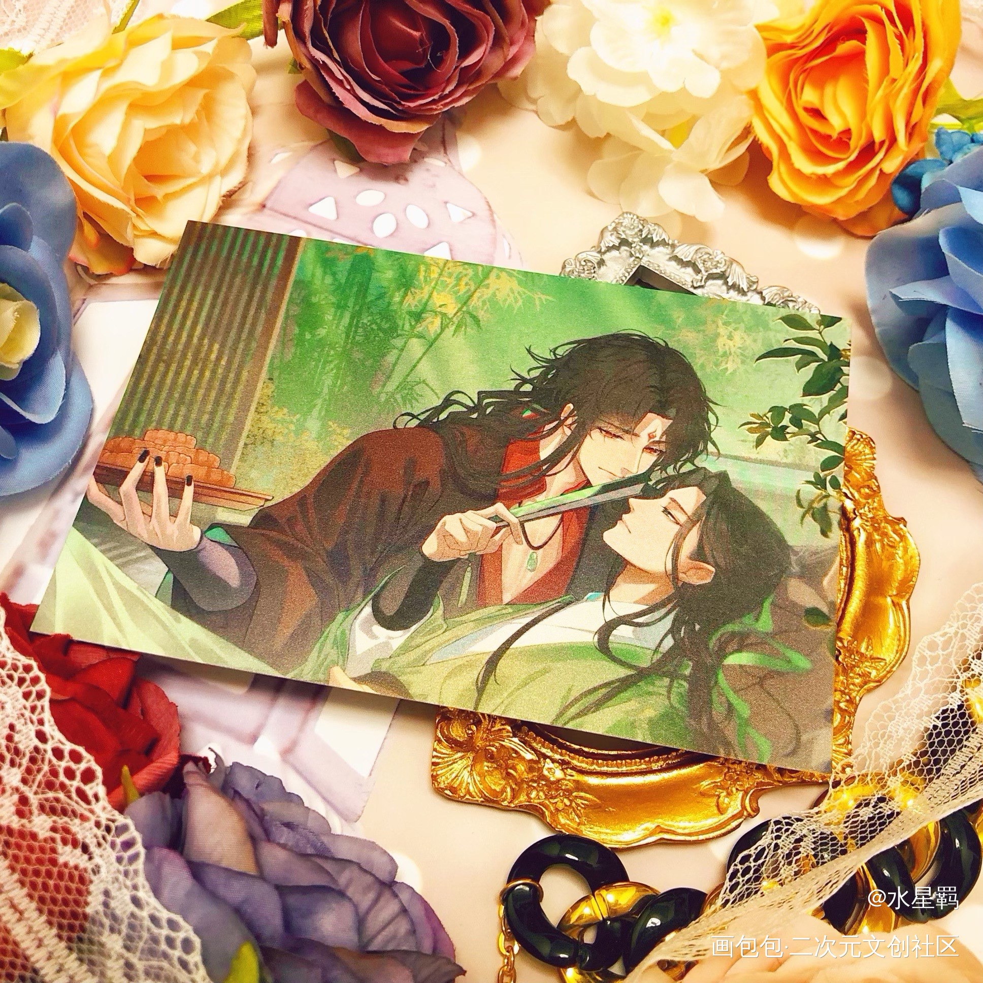_人渣反派自救系统洛冰河·人渣反派自救系统沈清秋·人渣反派自救系统绘画作品