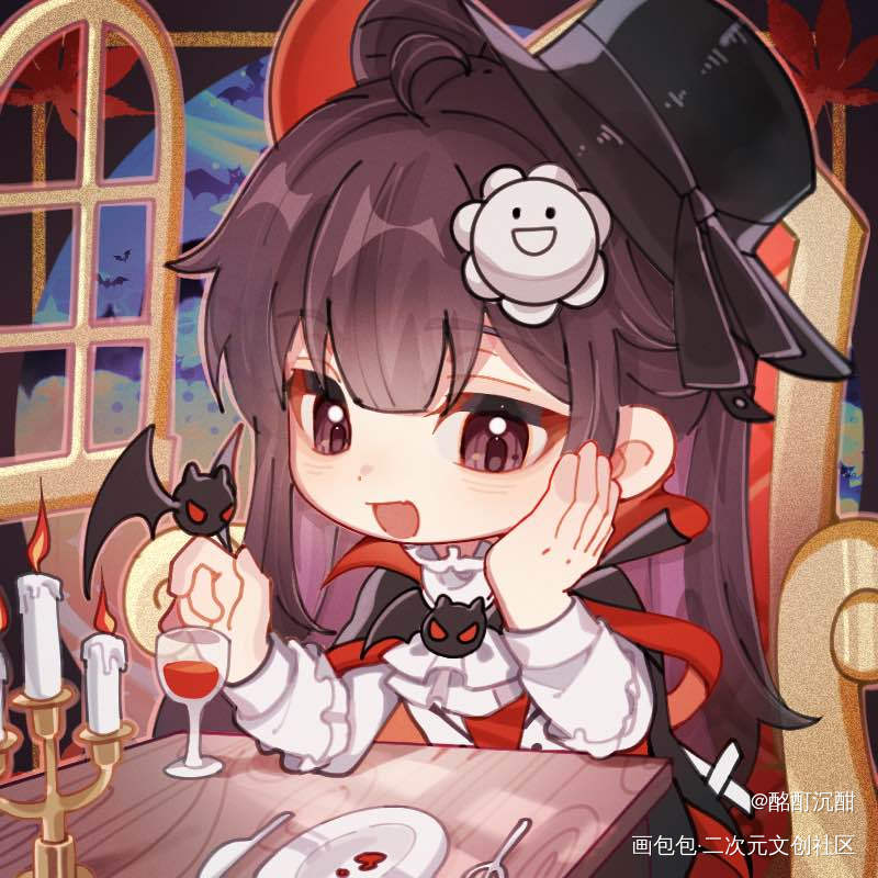 恶魔小墨_墨香铜臭绘画作品